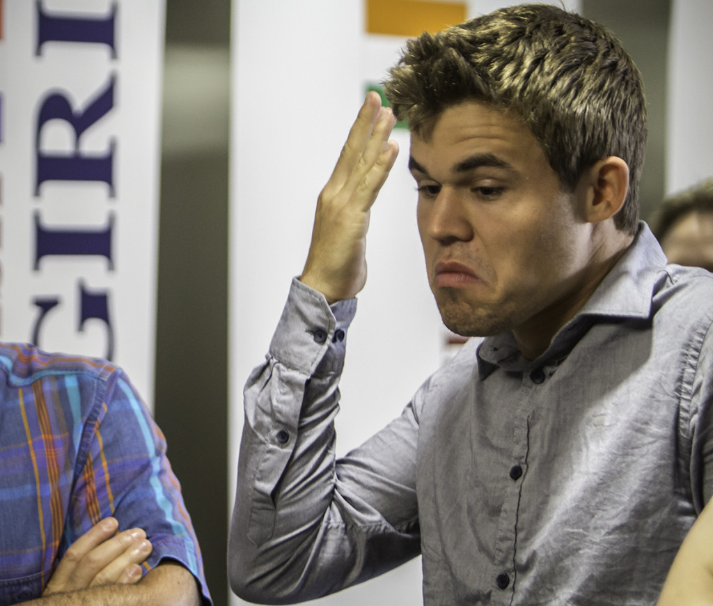 Carlsen's confused look at the 2015 Sinquefeld Cup is a good portrayal of how I feel when making these predictions. 